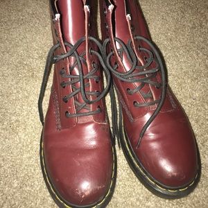 Burgundy Doc Martens FINAL PRICING PERIOD!!